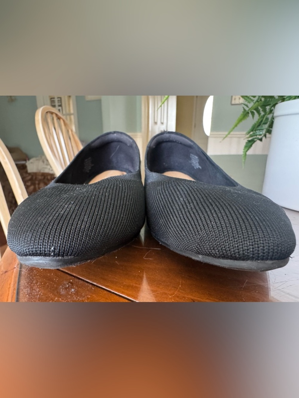 Kelly & Katie Maurene Black Ballet Flat Shoes from DSW Size 8.5 Medium - Picture 5 of 11